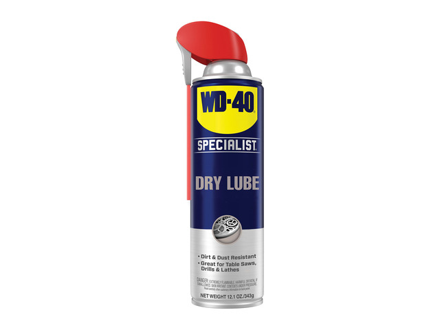 Dry Lube, Long-Lasting, New Bigger Can, 12.1 OZ [1-Pack] Long-Lasting Dry Lubricant for Locks, Machinery, Tools, Automotive Parts, Heavy-Duty Strength