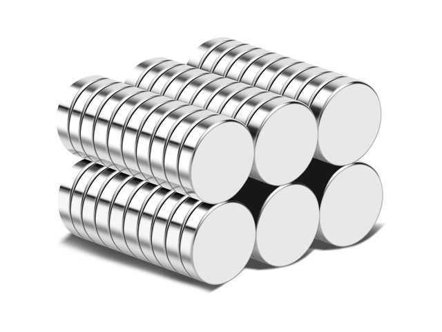 60Pcs Strong Rare Earth Magnets, 12x3mm Small Refrigerator Magnet Round Neodymium Disc Magnets for Crafts, Whiteboard, Scientific Models, Dry Erase...