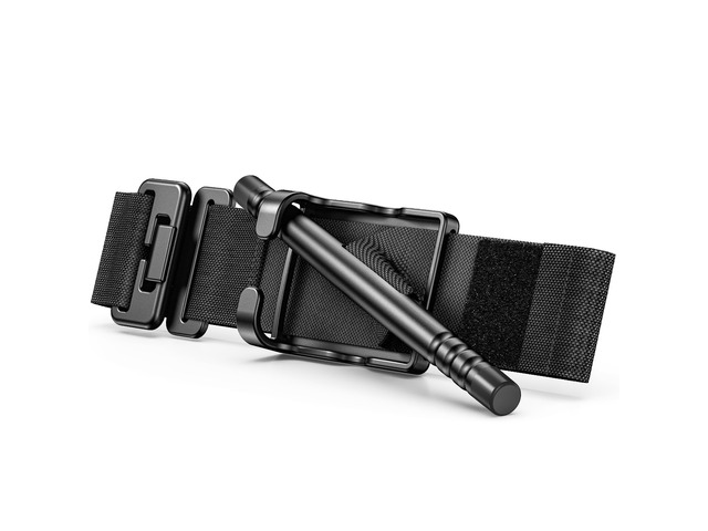 Qen Tourniquet for Severe Bleeding Control, Gear for First Aid Kits and Tourniquet Kits, Suitable for Emergencies, One-Handed Operation (Black)