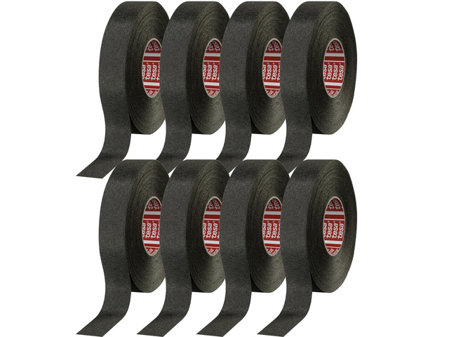 8 Tesa 51036 PET Cloth High Heat Electrical Tape for Wire Harness, Cables for Automotive Engine, Protect Against High Temperature, Abrasion,...