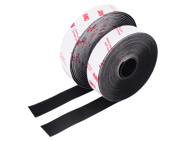 Hook and Loop Tape 1in x 20ft, Mounting Tape Heavy Duty Adhesion Slef Adhesive Interlocking Strip, Back Adhesive Mounting Strips, Reclosable Sticky...