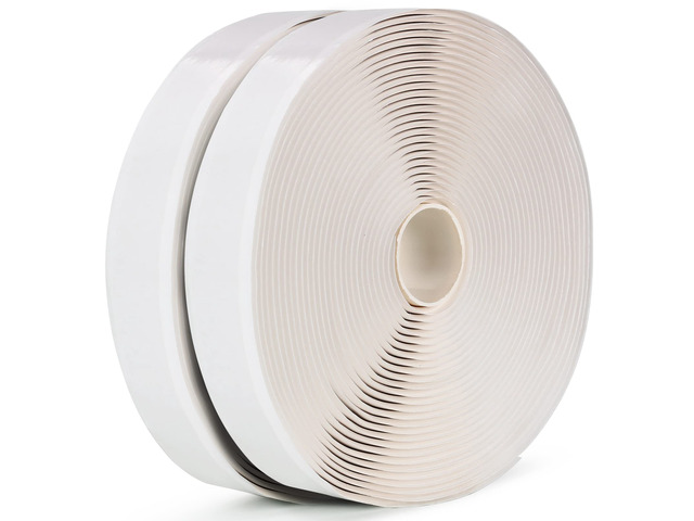 Butyl Tape 1 Inch x 33 Feet White 2 Pack Leak Proof Waterproof Seal Strong Adhesion, Non-Hardening, Weather Resistance, Instant Seal for RV Roof...