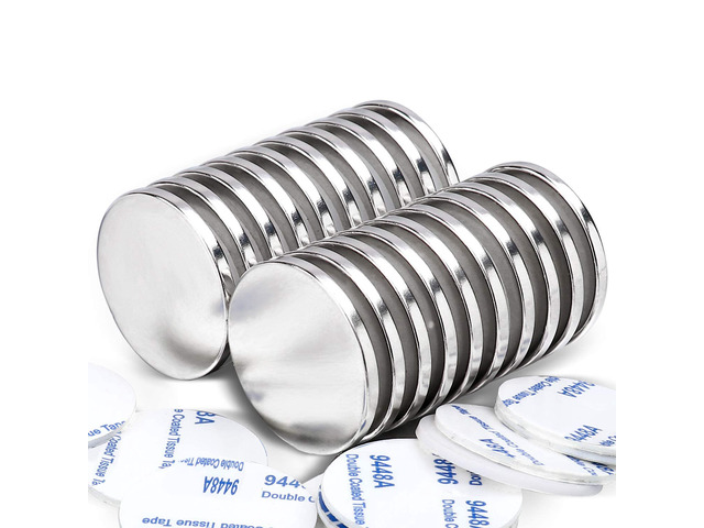 Permanent Rare Earth Magnets. Fridge, DIY, Building, Scientific, Craft, and Office Magnets, Pack of 20