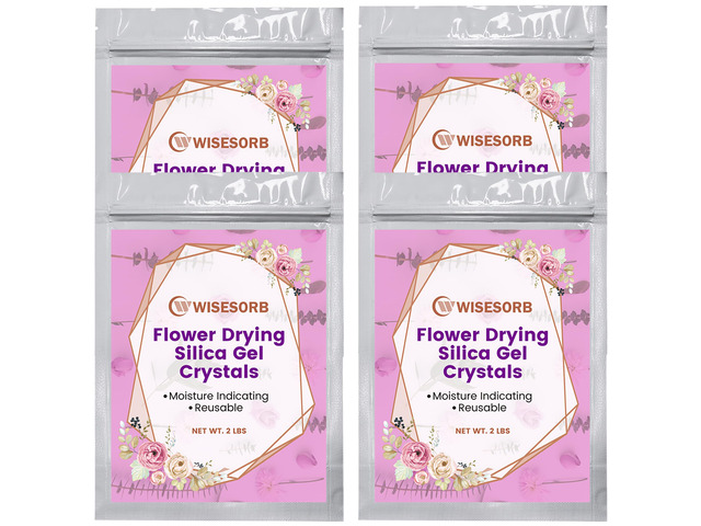 (NET 8 LBS) Silica Gel Flower Drying, Silica Gel Flower Drying Crystals, Color Indicating Flower Drying Silica, Reusable Silica Gel for Drying Flowers