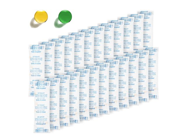 Silica Gel Packets 500 Packs 5 Gram Moisture Absorbers Food Grade Silica Packets, Premium Desiccant Packs for Storage, Color Indicating Desiccant...