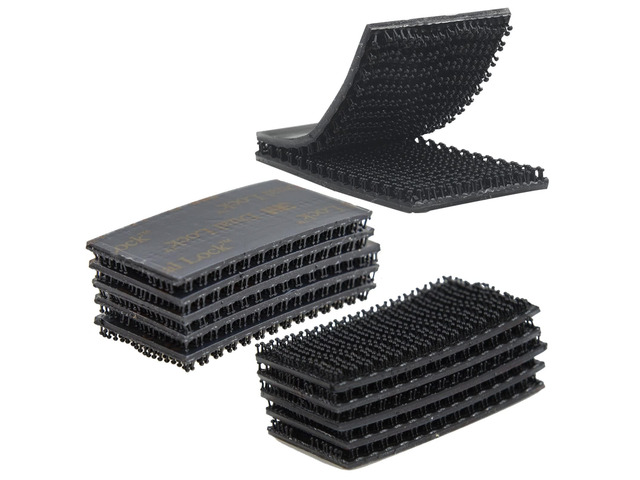 Dual Lock Tape 1in x 2in 10pcs, Heavy Duty Mounting Tape Interlocking Tape Reclosable Fastener Self Sticky SJ3550 Strip for EZ Pass Mounting Tape