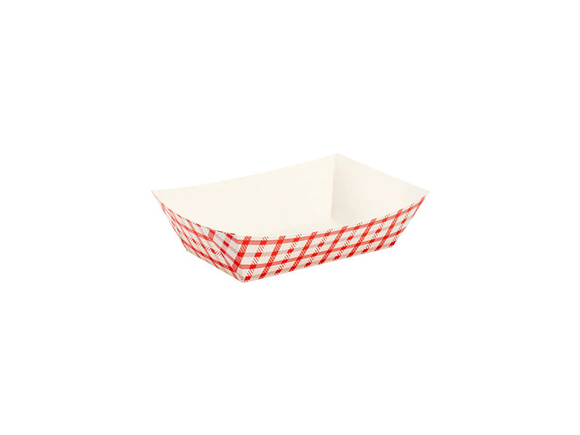 Paper Food Trays Disposable [2.5 LB - 500 ct] Sturdy Food Boats, Leak Resistant Ideal for Snacks, Nachos and Finger Foods