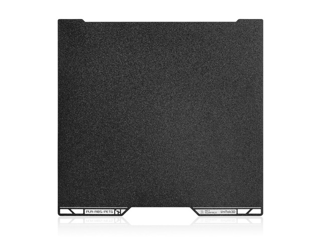 355 x 346mm Dual Sided Textured PEI Build Plate for Bambu Lab H2D/H2S Good Adhesion Heated Bed,Easy Model Removal Spring Steel Plate Compatible...