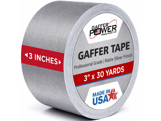 Grey Tape 3 Inch x 30 Yards, Pro Grade, Made in USA