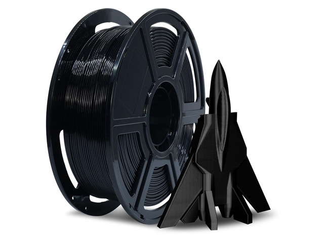 Rapid PETG Filament 1.75mm Black, Max 600mm/s High Speed Printing, 3D Printer Filament 1kg Spool, Dimensional Accuracy +/- 0.02mm, Fits Most 3D...
