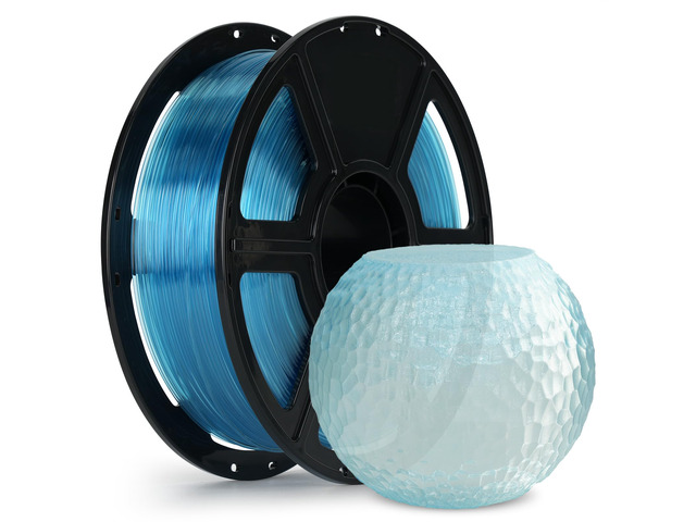 Rapid PETG Filament 1.75mm Clear Light Blue, Max 600mm/s High Speed Printing, 3D Printer Filament 1kg Spool, Dimensional Accuracy +/- 0.02mm, Fits...