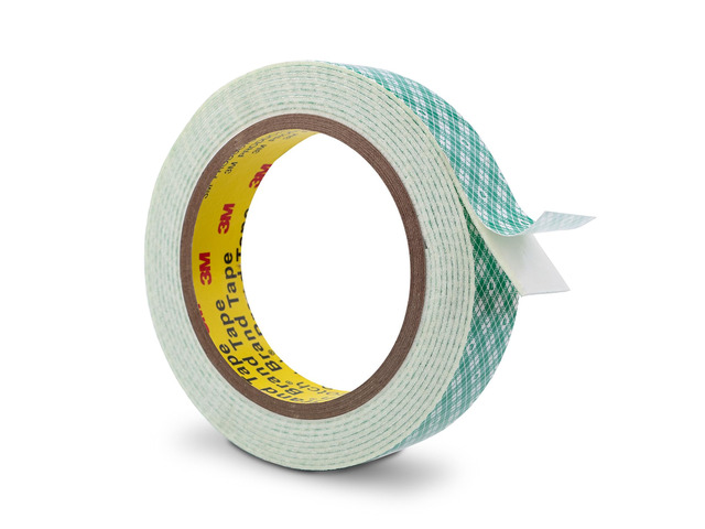 3M Double Sided Foam Tape 1' x 10Ft 1 Pack White Heavy Duty Double Coated Urethane Adhesion Polyurethane Tape for Bonding Attaching Mounting