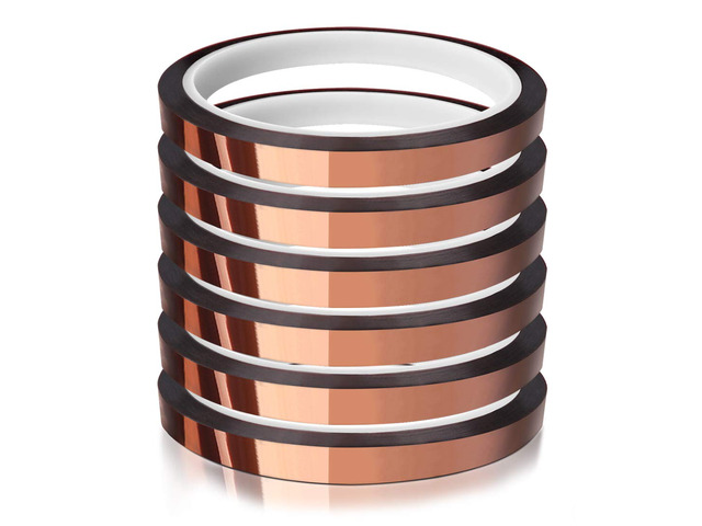 Heat Tape for Sublimation Transfer, Heat Resistant/Press, Adhesive Transfer Tape, Thermal, No Residue, 6 Rolls 10mm x33m(108ft)