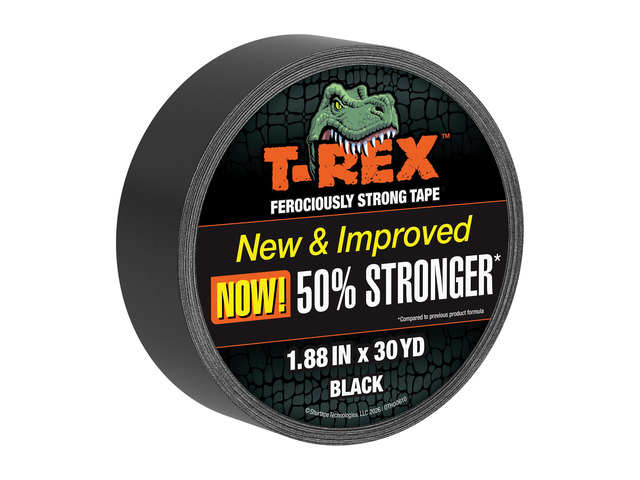 Tape Heavy Duty Duct Tape with UV Resistant & Waterproof Backing for Ferociously Strong Repairs, 1.88' x 30 yd, Black, 1 Roll