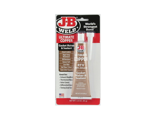 32325 Ultimate Copper High Temperature RTV Silicone Gasket Maker and Sealant - 3 oz. - Copper