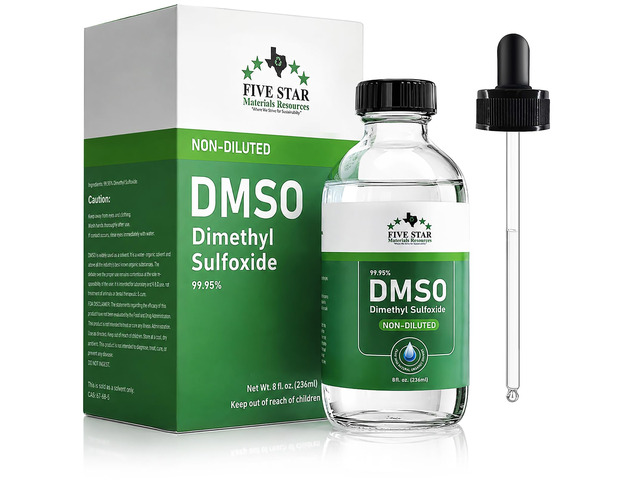 DMSO Liquid 99.95% Pure Dimethyl Sulfoxide, 8 oz,with Dropper Glass Bottle 99.95% Ultra High Purity DMSO Liquid,Undiluted,Nearly Odorless...