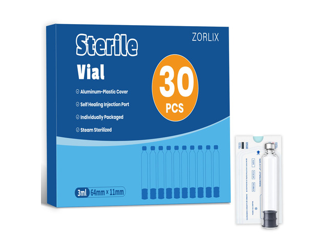 30 Pack 3ml Peptide Pen Cartridge 3ml Pen Cartridge compatible with V1 & V2 Pens, individually Wrapped