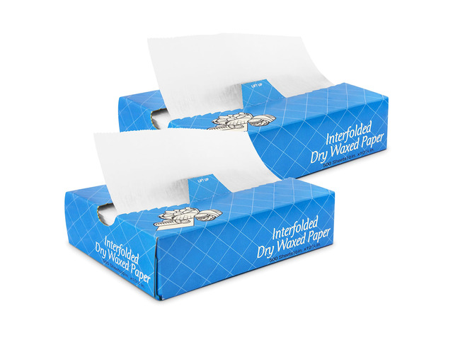 1000 Sheets 10 x 10.75 Dry Wax Paper Sheets for Food, Greaseproof Sandwich Wrapping, Interfolded Deli Wax Paper for Fries, Burgers, Food Basket,...