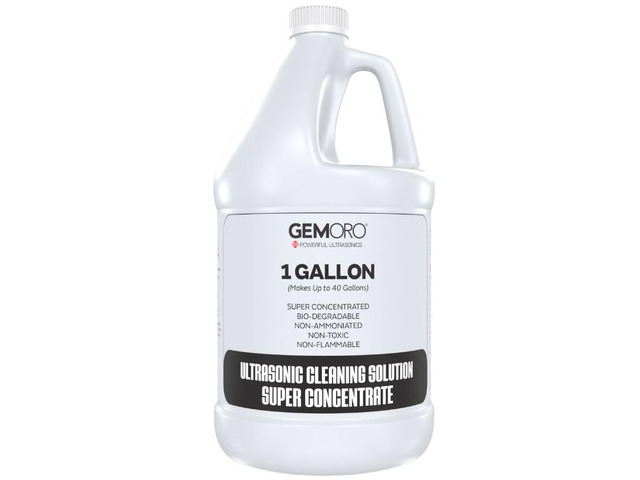 Jewelry Cleaner Solution Concentrate For Ultrasonic Machines Professional Performance Cleans Rings Watches Glasses Earrings (1 Gallon)