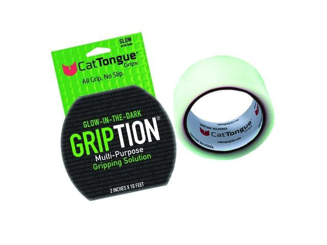 2' x10' Grip Tape Roll, Non-Abrasive, Waterproof, Glow Gription's patented non-rubber material is perfect for bathtubs, stairs, ramps, walkways,...