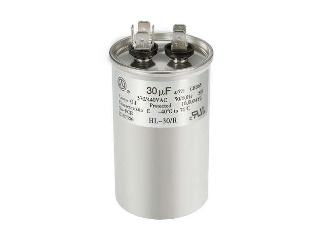 AC Capacitor 30uF or 30MFD Â±6% 370V/440VAC CBB65 Oval Start Capacitor for Heat Pump Air Conditionerfor AC Motor Run or Fan Start and CoolTen Years...