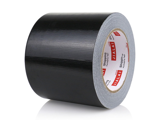 Wide Duct Tape, Industrial Grade 30Yards (90 ft) 4 Inch Black Tape, 9 Mil Heavy-Duty, Waterproof, Strong, Flexible, No Residue, for Crafts & Home...