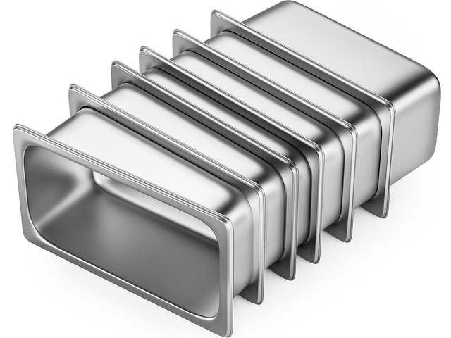 6 Pack Hotel Pans 1/3 Size 6' Deep Stainless Steel Steam Table Pan 22 Gauge Anti Jam Commercial Food Pans for Hotel, Party, Buffet, Catering Supplies