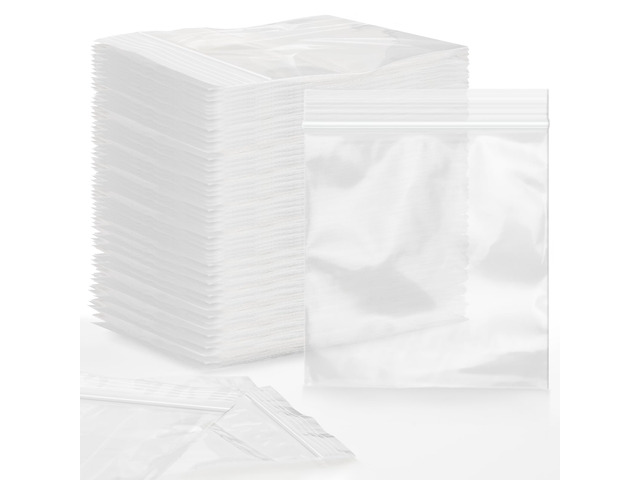 1200Pcs 1.5' x 1.5' Plastic Zip Bags, Clear, 2 Mil Resealable, Poly Bags for Pills, Meds, Jewelry, Packaging, Office, Travel and Storage