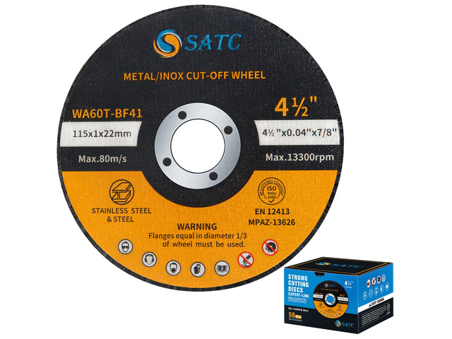 4 1/2 Cut Off Wheel 50 PCS Cutting Wheels Angle Grinder Cutting Disc Ultra Thin Metal & Stainless Steel