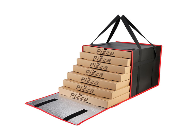 Pizza Bags for Delivery, Insulated Pizza Warmer Bag, 20' x 20' x 14' Insulated Delivery Bag for Commercial Use, Pizza Carrier for Food Delivery &...