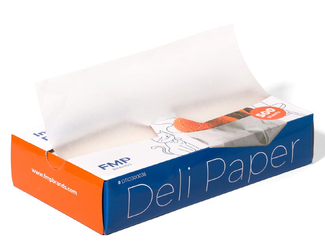 [500 Pack] 10 x 10.75' Wax Paper Sheets for Food, Interfolded Precut Deli Pop Up Grease-Proof Sandwich Paper Wraps, Waterproof for Lunch, Food...