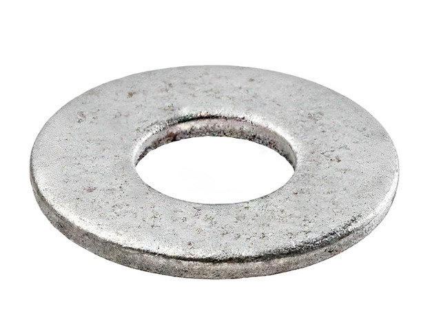 1/2 USS Thick Flat Washer (100 Pack) 1/2' x 1-3/8' Hot Dip Galvanized Steel, Meets ASME B18.21.1 Industrial/Commercial Grade by
