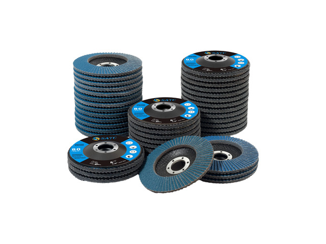 4 1/2 Inch Flap Discs 40 PCS 80 Grit T29 Zirconia Grinding Wheels Premium Angle Grinder Sanding Discs for Metal Wood Stainless Steel