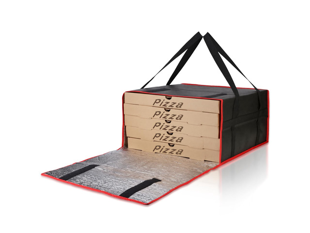 Pizza Bags for Delivery, Insulated Pizza Warmer Bag, 20' x 20' x 10' Insulated Delivery Bag for Commercial Use, Pizza Carrier for Food Delivery &...
