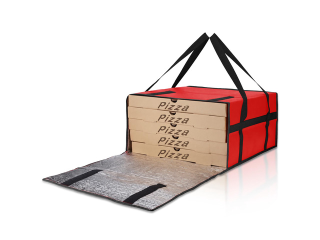Pizza Bags for Delivery, Insulated Pizza Warmer Bag, 20' x 20' x 10' Insulated Delivery Bag for Commercial Use, Pizza Carrier for Food Delivery,...