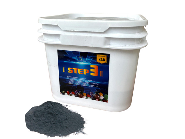8 lbs Tumbler Media Grit,Rock Polishing Grit Media, Works with Any Rock Tumbler, Rock Polisher, Stone Polisher,PRE-Polish 500 Silicon Carbide Grit,...