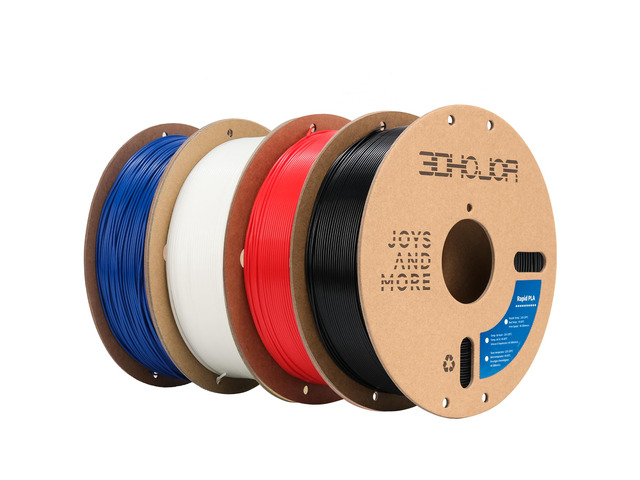 High Speed Printer Filament 1.75mm 1kg*4 Cardboard Spool Rapid PLA to 5X Faster Printing Filament PLA Dimensional Accuracy +/- 0.02 mm Fits for...