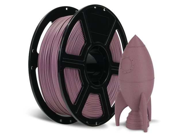 Carbon Fiber PETG Filament 1.75mm Dusty Pink, Reinforced 3D Printer Filament 1kg, Lightweight & High-Strength PETG-CF Filament, Strong & Easy to Print