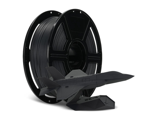 Carbon Fiber PLA Filament 1.75mm Volcanic Rock Gray, Reinforced 3D Printer Filament 1kg, Lightweight & High-Strength PLA-CF Filament, Strong & Easy...