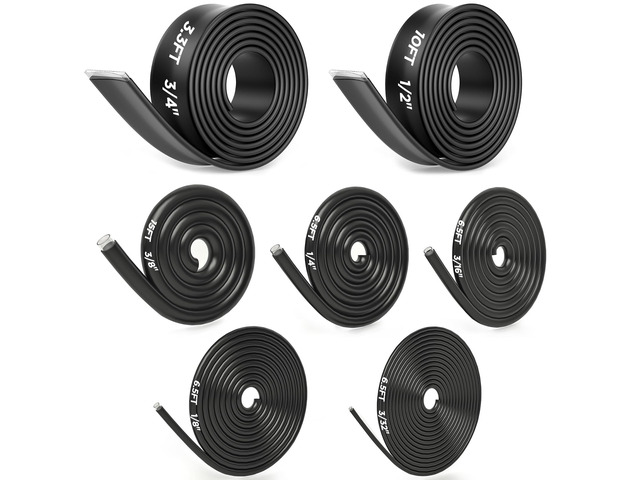 7-Size Heat Shrink Tubing Roll Kit: 4:1 Adhesive Lined, 54 Ft Marine Grade Waterproof, Insulated Sealed, Oil-Proof & Wear-Resistant, for Home Use &...