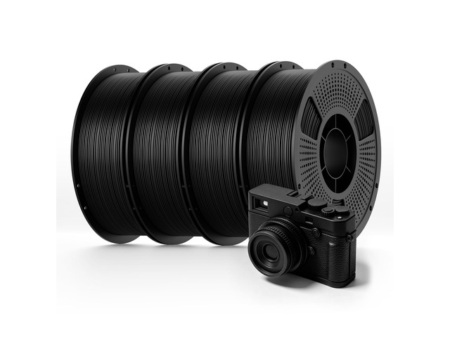 4kg Elite PLA+ Filament Bundle, High Speed PLA Plus 3D Printer Filament 1.75mm, Neatly Wound 3D Printing Filament, Individually Vacuum Packed, 1kg...