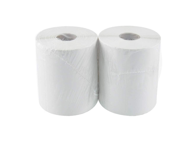 L LIKED 4'x 6' Direct Thermal Labels White Perforated Shipping Label, 250 Labels per Roll, 2 Rolls