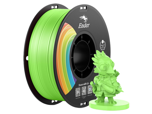 3D Printer Filament Apple Green 1KG PLA+ Filament 1.75mm, PLA Plus Strong Toughness Dimensional Accuracy +/- 0.03mm, PLA Pro for Most 3D Printer