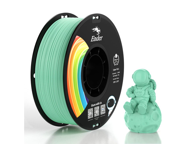 3D Printer Filament Jade Green 1KG PLA+ Filament 1.75mm, PLA Plus Strong Toughness Dimensional Accuracy +/- 0.03mm, PLA Pro for Most 3D Printer