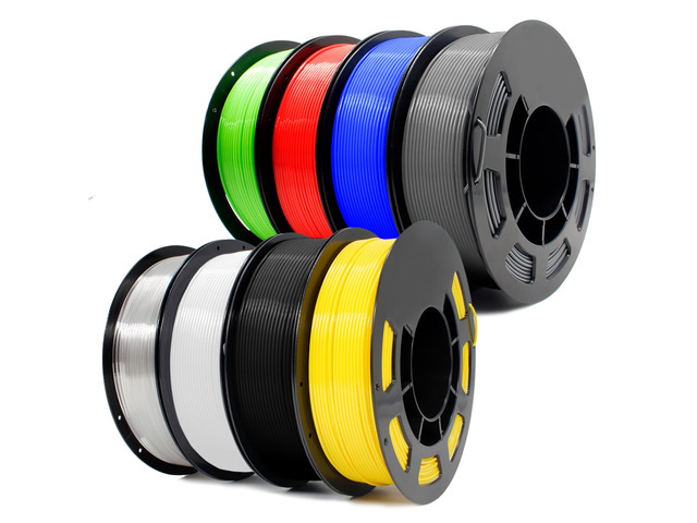 PETG Filament 1.75mm 250g*8 Spool Multi Color Low Warping High Toughness 3D Printer Filament for Most FDM 3D Printers