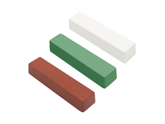 Buffing Polishing Cutting Compounds 12 Oz. Kit - Green Fine/White Medium/Red Coarse - 3 Pack