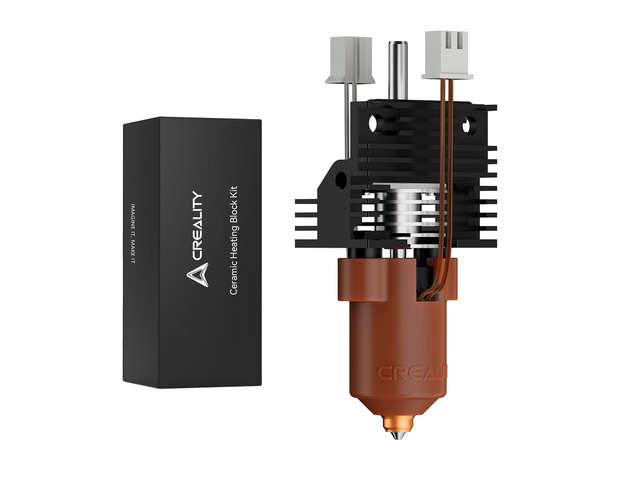 Official K1 Max/K1C/K1 SE/K1 Ceramic Heating Block Kit, Unicorn Quick-swap Nozzle Kit, K1 Max High-Speed Printing Hotend Kit, Supports 300°C High...