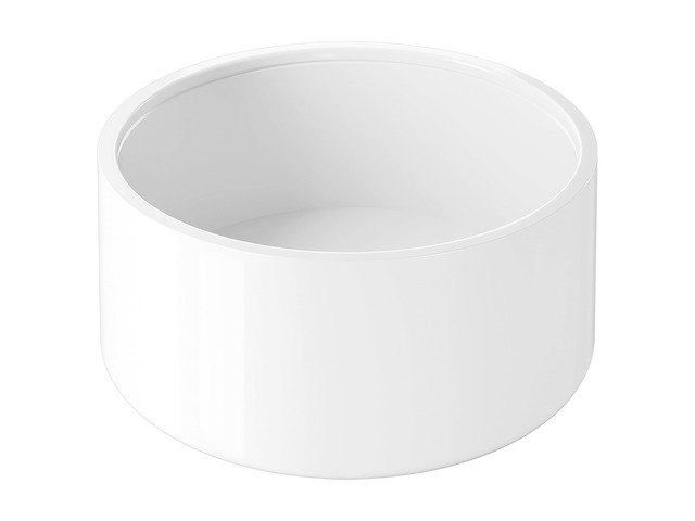 8 Inch PVC Cap, Fits Standard 8' SCH 40 PVC Pipe with 8.625' OD Furniture Grade White PVC End Caps for Clean Secure Pipe Closure, DIY Furniture,...