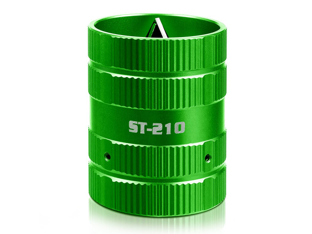 Inner/Outer Pipe Reamer, 1/4 to 2-1/4' Green Big-4 Blades Large-Capacity Deburring Tool Removes Burrs From Copper, Aluminum, PVC and Metal Tubing