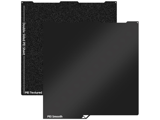 PEI Build Plate for Kobra 3,256x268mm Double Sided Smooth/Textured Sheet Printing Platform Flexible Spring Steel Sheet ONLY Compatible with...